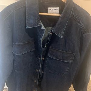 Old Navy denim shacket size 3x